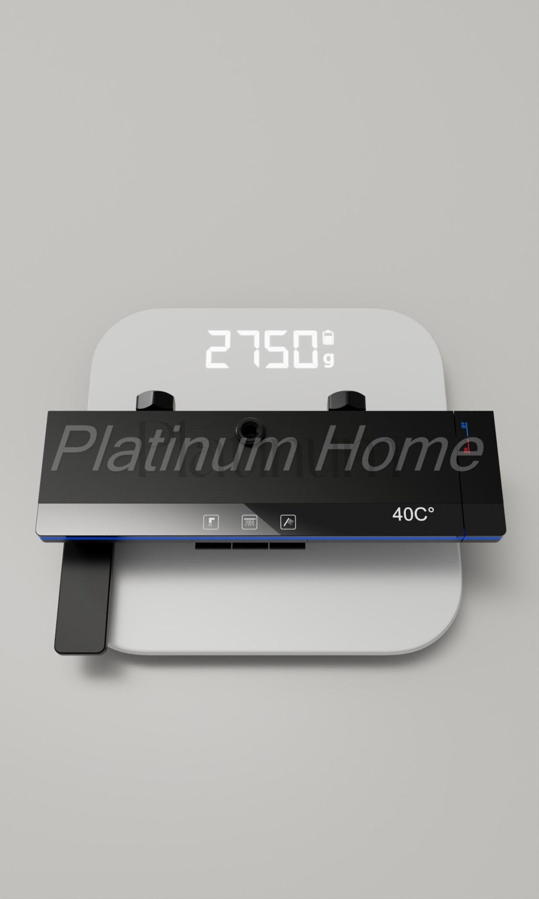 Platinum Term Черна Душ система с термостат и четири режима на водата, LED подсветка и температурен датчик – снимка 7